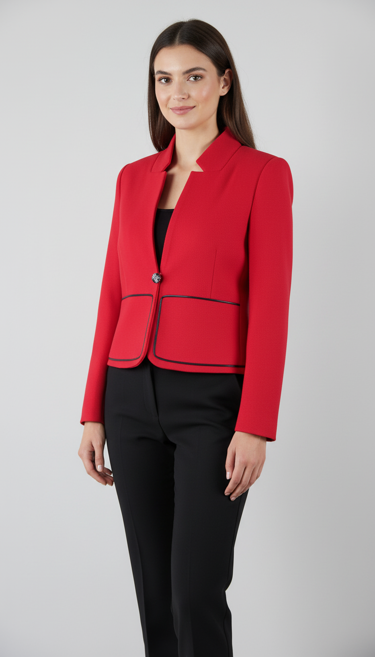 Kase Boxy ceket önden görünüm, kadın blazer modeli